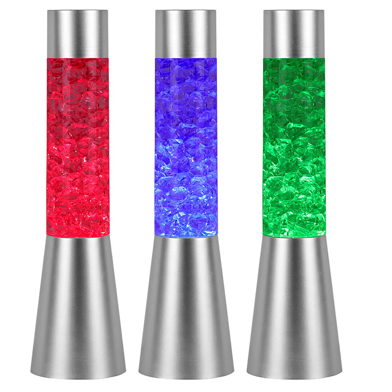 Barvu měnící tekuté třpytky noční světlo s ledem jako ve tvaru