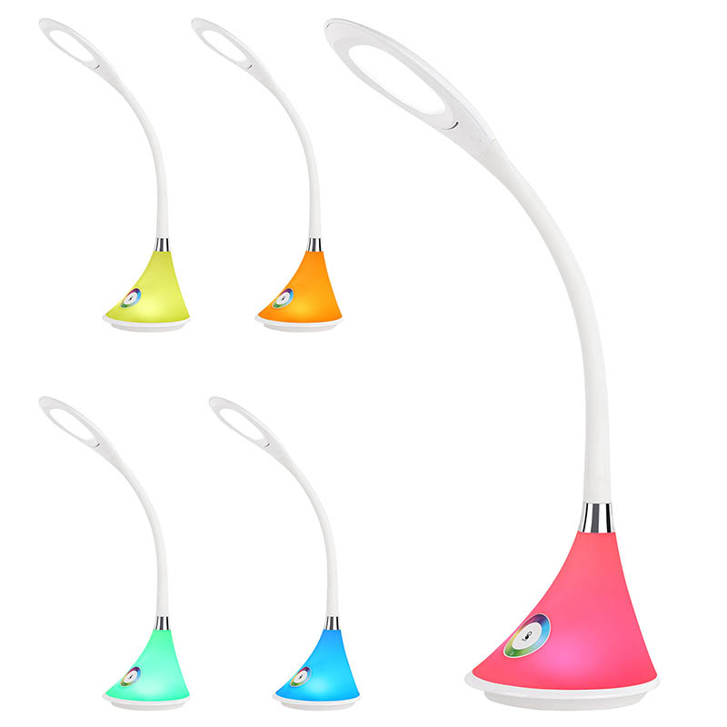 LED DRAGONFLY LED stolní lampa se základnou RGB