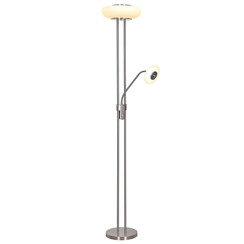 LED stojací lampa se dvěma zdroji světla