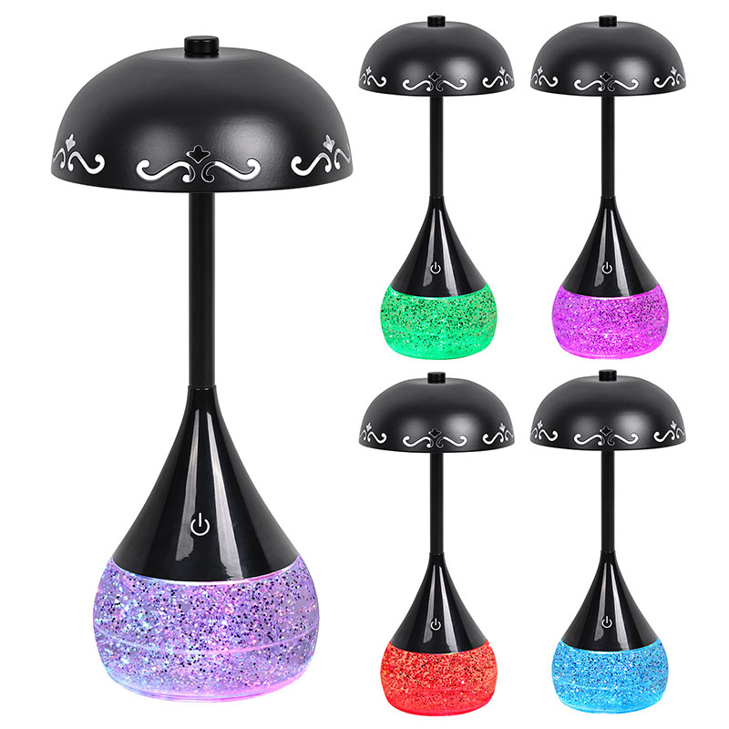 Tekutá základna LED LED stolní lampa s tvarem deštníku