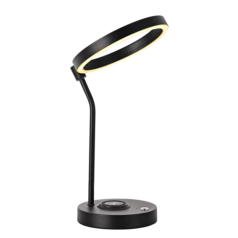 Moderní LED stolní lampa s bezdrátovým nabíjením