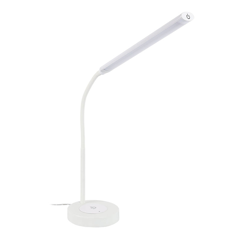 Moderní LED stolní lampa Dotykový stmívač Jas Nastavitelné Dobré světlo Noční světlo Stolní lampa na čtení s USB nabíjecím portem