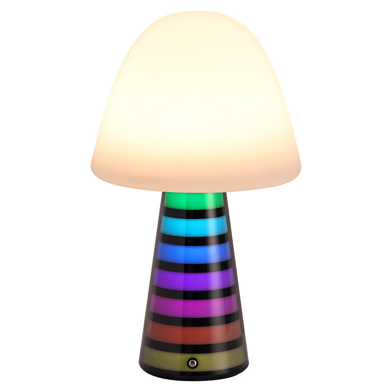 RGB Stolní lampa pro změnu barvy s houbovým stínidlem