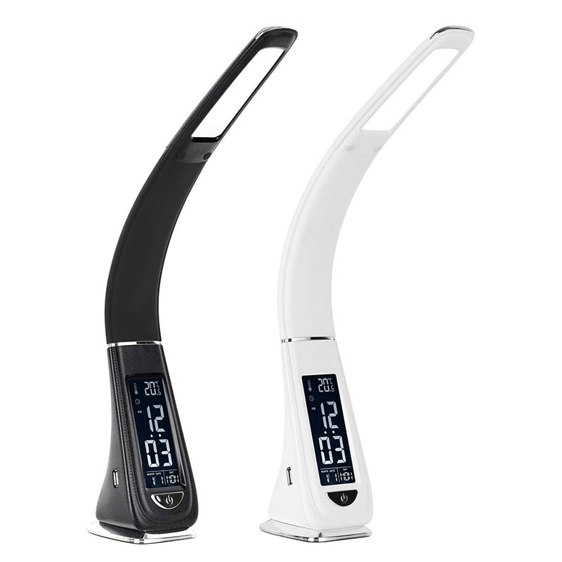 Nabíječka portů USB LED LED stolní lampa s peřím