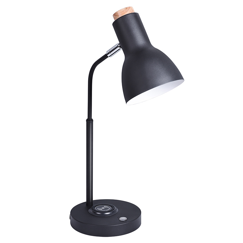 Stolní LED lampa s bezdrátovým nabíjením